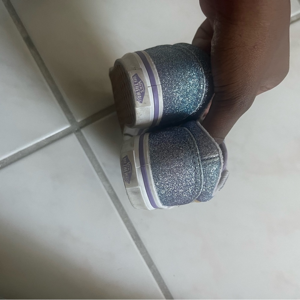 Baby sparkly Vans